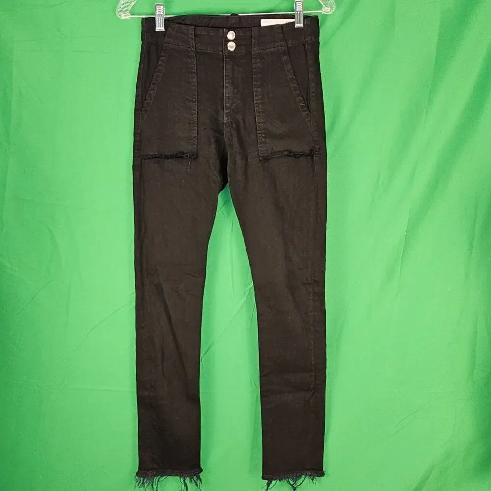 Rag & Bone Jean‎ Womens Black Stretch Jeans 25